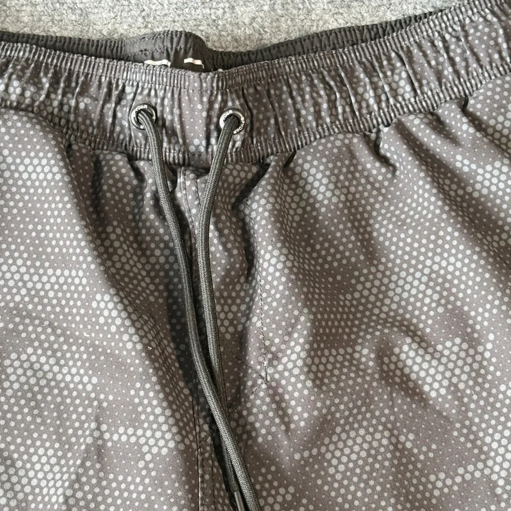 Spyder Swim‎ Mens Gray Dot Camo Board Shorts UV Protection Size Large